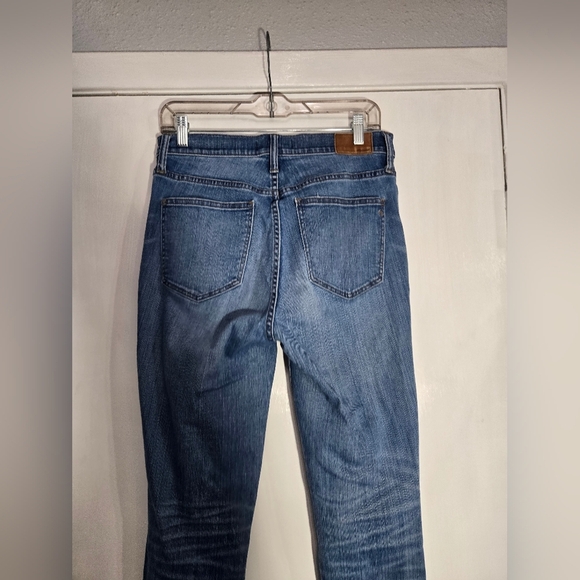 Madewell 10" High Rise Skinny Jeans Tulip Hem Sz 29 - Picture 10 of 12